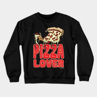 Pizza Slice Pizza Lover Sausage Pepperoni Crewneck Sweatshirt